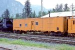 BC Rail snow service bunk car #990114